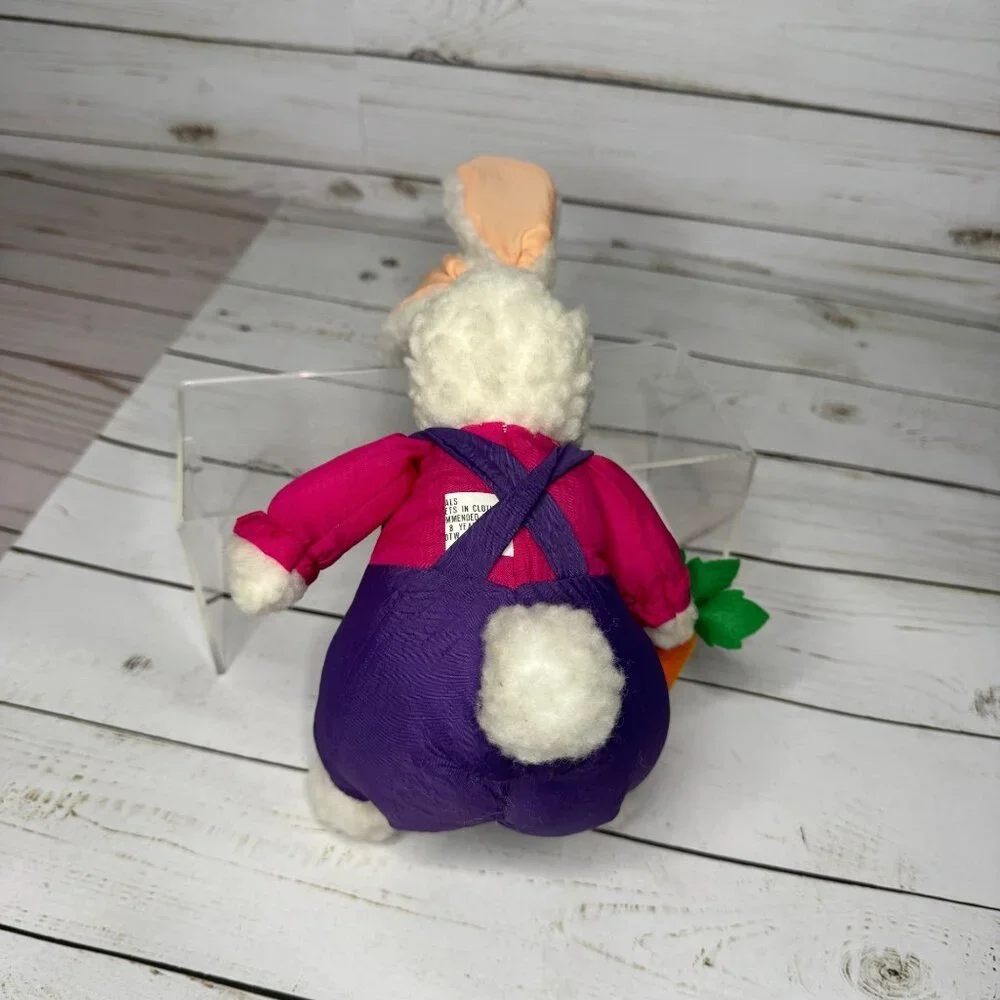 Vintage Nylon Plush Easter Bunny Rabbit 8